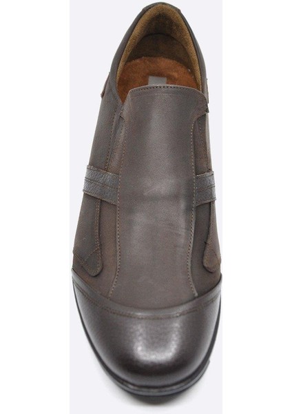 Kahverengi Kauçuk Taban Erkek Sıcak Astar Kışlık Ayakkabı 3530 553 636 fırsatları