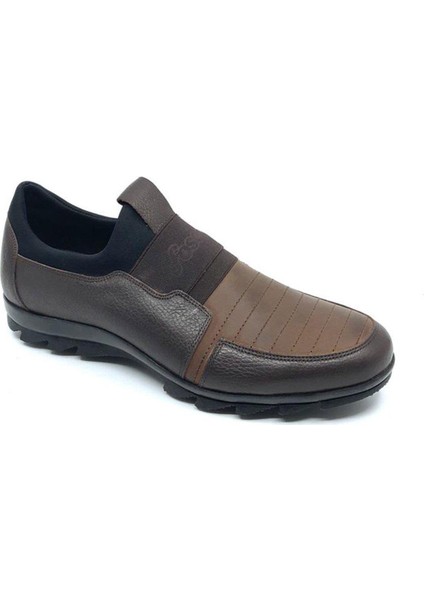 Hakiki Deri Casual Kahverengi Kauçuk Taban Erkek Kışlık Ayakkabı 8580 553 636