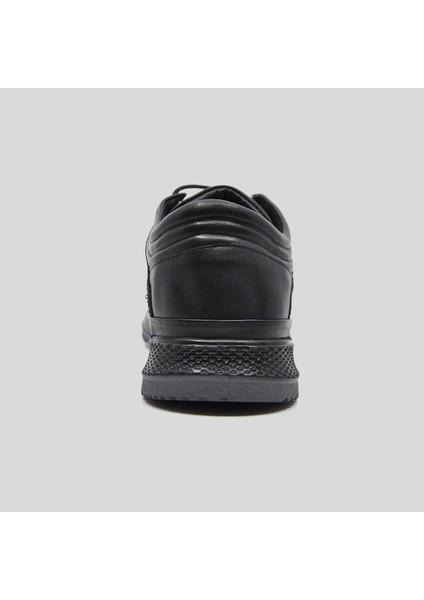 Hakiki Deri Siyah Sonbahar Kışlık Comfort Ayakkabı 9785 100