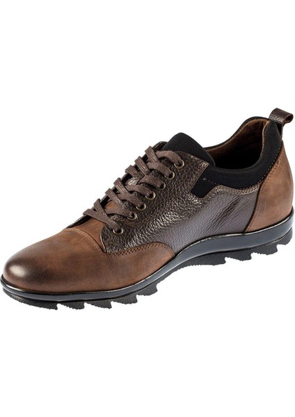 Bağcıklı Kahverengi Hakiki Deri Kauçuk Taban Sıcak Astar Kışlık Erkek Ayakkabı 9510 636 553 modelleri