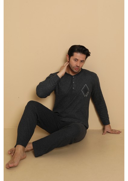 Flk 7008 Interlok Kışlık Pijamalı Erkek Pijama Takımı indirimleri