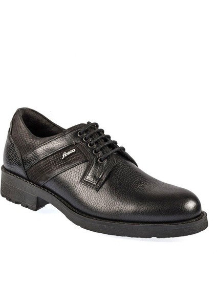 Bağcıklı Siyah Termo Taban Erkek Sıcak Astar Kışlık Ayakkabı 7576 551 820