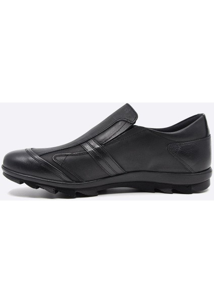 Siyah Kauçuk Taban Erkek Sıcak Astar Kışlık Ayakkabı 3530 551 635 indirimleri