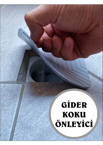 Gri Renk Kötü Koku Önleyici Silikon Mat Banyo Mutfak Lavabo Balkon Gider Tıpası Kapağı Böcek Önleyici Kapak