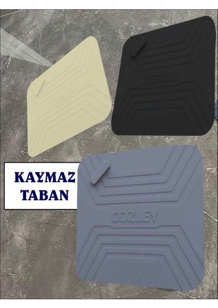 Gri Renk Kötü Koku Önleyici Silikon Mat Banyo Mutfak Lavabo Balkon Gider Tıpası Kapağı Böcek Önleyici Kapak indirimleri