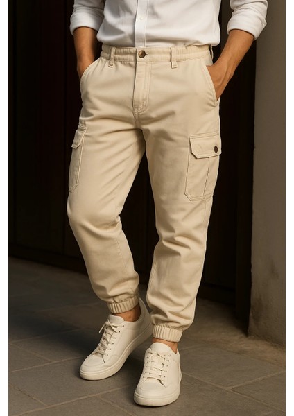 Erkek Trend Günlük Lastikli Taş Taktik Kargo Pantolon fiyatları