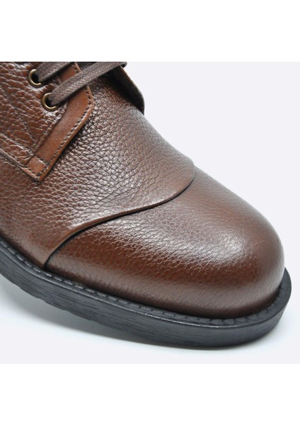 Taba Hakiki Deri Kauçuk Taban Sıcak Astar Kışlık Erkek Ayakkabı 7520 771 603