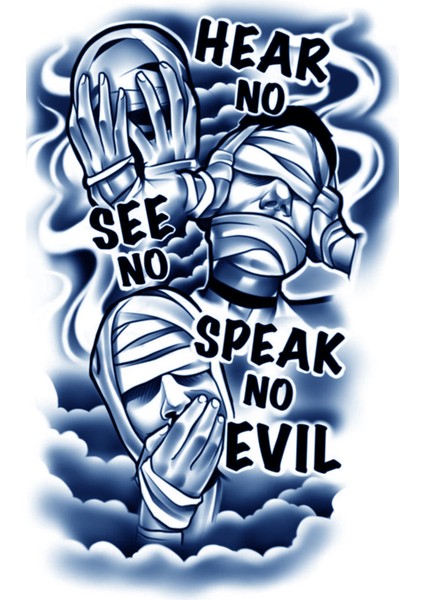 1 Ay Kalıcı Görmedim Duymadım Bilmiyorum Dövmesi fiyatları