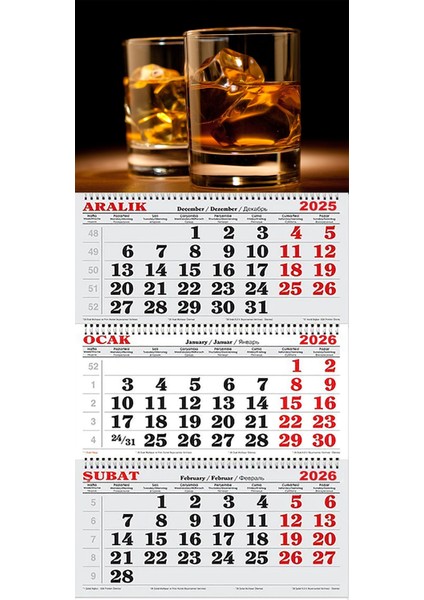 2026 Yılı Gemici Takvimi-Bardaktaki Huzur