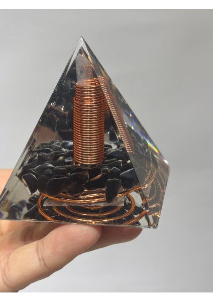 Obsidyen Koruma Kalkanı Orgoniti 6 cm indirimleri