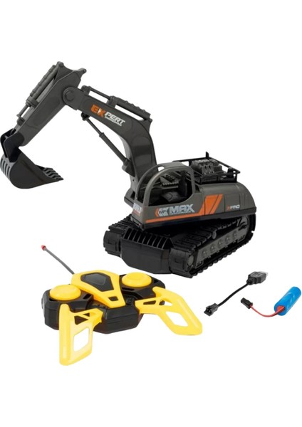 Iş Makinaları Serisi - Şarjlı Uzaktan Kumandalı Excavator - Sarı fırsatları