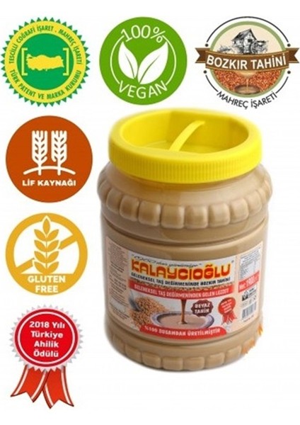 Bozkır Tahin Merkezi Taş Değirmen Beyaz Tahin 1900 gr x 2 Adet (Katkısız&gluten Içermez) fiyatları