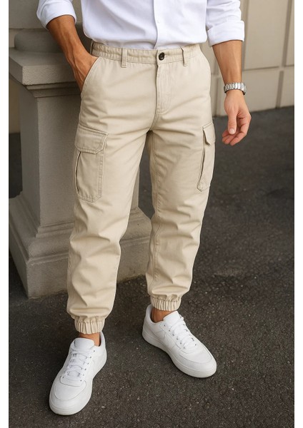 Erkek Günlük Trend Lastikli Taş Taktik Kargo Pantolon fiyatları