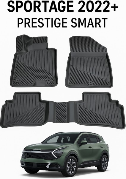 Sportage 2022+ Prestige Smart Uyumlu 3D Oto Paspas Premium indirimleri