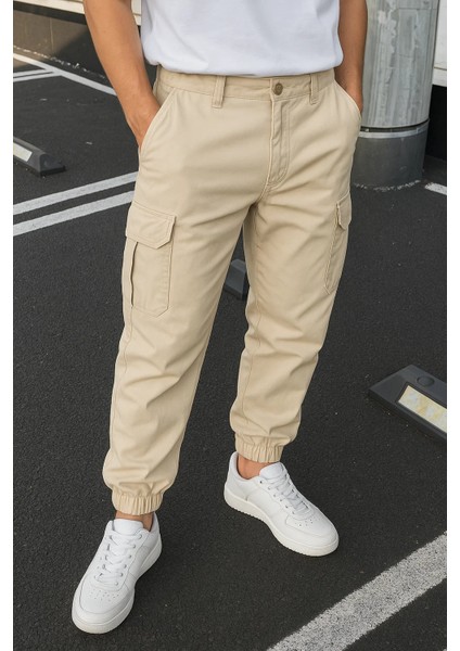 Erkek Lastikli Yüksek Bel Taş Taktik Kargo Pantolon fiyatları
