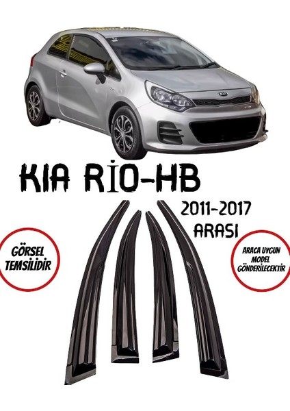 Kia Rio Hb 2011-2017 Arası Cam Rüzgarlığı 4lü Takım fiyatları