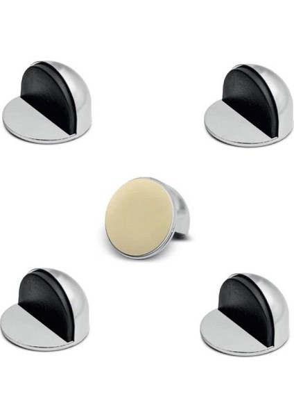 Kapı Stoperi Yapışkanlı Mat - 5 Adet