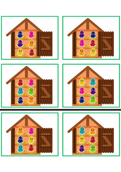 Renk Şekil Kodlama Seti (Cırt Cırtlı) – 3-9 Yaş modelleri