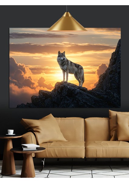 Kurt Gün Işığı Manzara Dekoratif Kanvas - Mdf Ahşap Tablo fırsatları