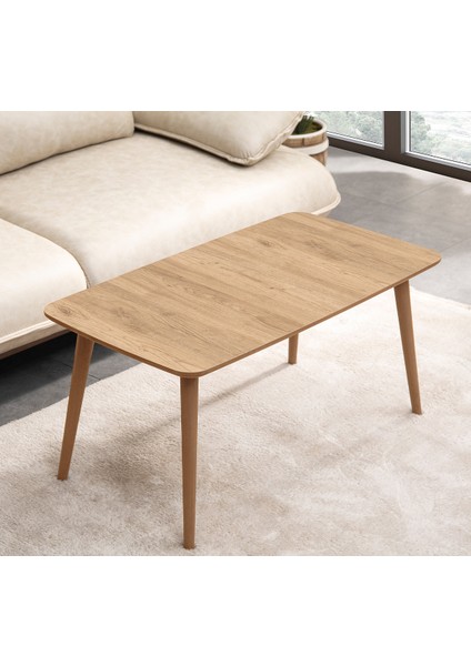 Luci Mdf Ahşap Orta Sehpa - Meşe