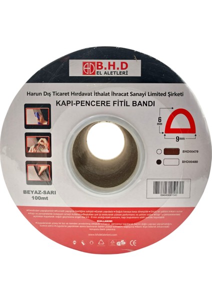 B.h.d BHD00479 100MT Kapı ve Pencere Fitil Bandı Beyaz Kauçuk modelleri