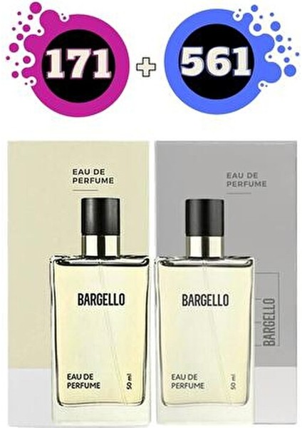 171 EDP Floral Kadın ve 561 EDP Fresh Erkek Parfüm Seti 50 ml Oryantal Koku fiyatları