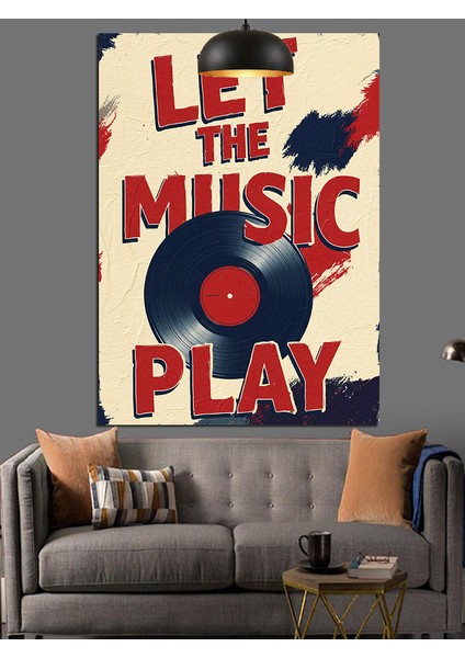 Müziğin Ritmini Yakala Dansı Dekoratif Kanvas - Mdf Ahşap Tablo