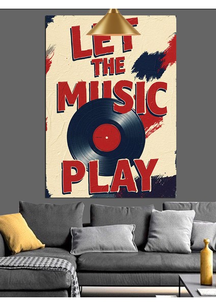 Müziğin Ritmini Yakala Dansı Dekoratif Kanvas - Mdf Ahşap Tablo fırsatları