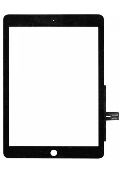 Uyumlu Ipad 6. Nesil A1893 9.7 Touch ( Dokunmatik ) Siyah Orj.