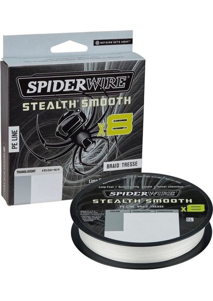 Spiderwire Stealth Smooth X8 Pe Braid 300M Translucent Örgü Ip 0.23MM