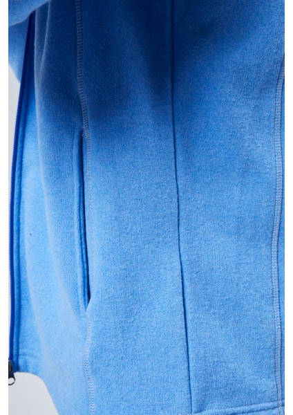 Mooncover Unisex Italyan Polar Fermuarlı Cepli Sweatshirt