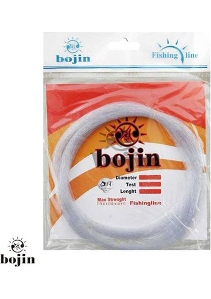 Bojin Poşet Misina 100 M-0.35 mm - Şeffaf