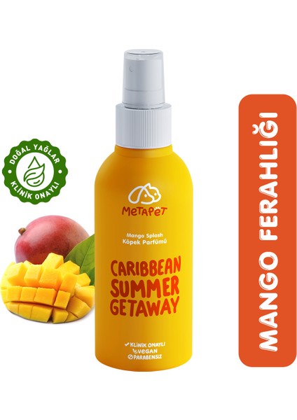 Doğal Köpek Parfümü Mango Ferahlığı, Organik Koku Sprey, Evcil Hayvanlar Kokusu Için 150 ml