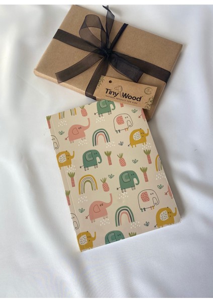 Özel Tasarım Çizgili Defter – Bristol Kapak, Hediyelik & Şık Tasarım