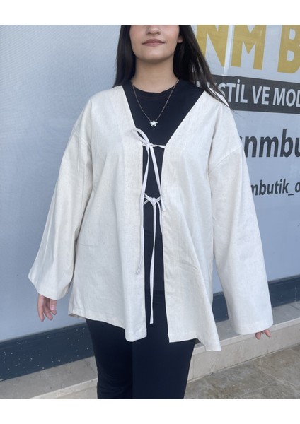 Fiyonklu Keten Tunik fırsatları