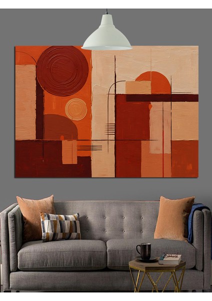 Minimalist Geometrik Soyut Sanat Dekoratif Kanvas - Mdf Ahşap Tablo indirimleri