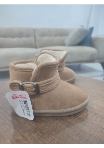Kız/erkek Bebek Kürklü Kışlık Patik Bot – Sıcak Tutarlı süet model Rahat ve Şık indirimleri