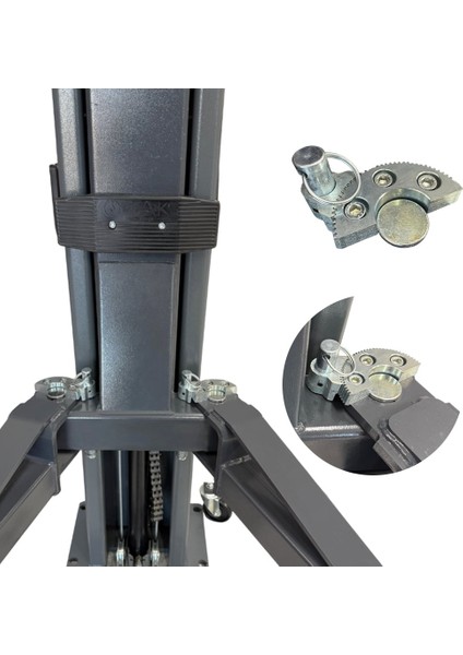 4 Ton Iki Sütunlu Alttan Bağlantılı Yarı Otomatik Araç Kaldırma Lifti fırsatları