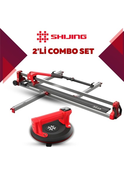 Shıjıng Tools Manuel Kesici ve Dijital Vantuz 2'li Pro Set