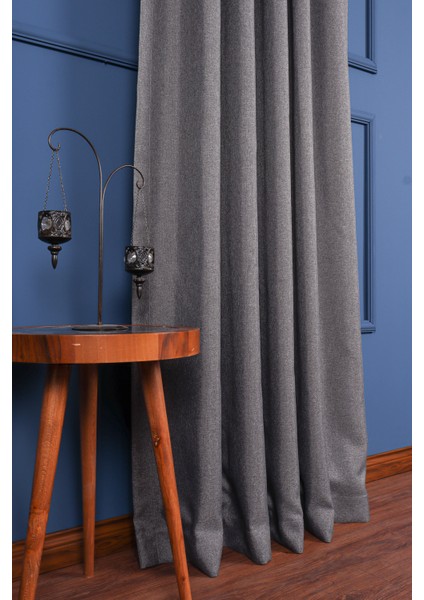 Gri Keten Blackout Karartma Güneşlik ( Pilesiz Düz Dikim) fiyatları