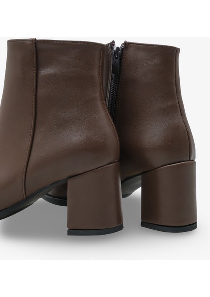 Melida Kadın Topuklu Bot Kahve modelleri