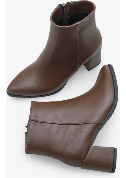 Melida Kadın Topuklu Bot Kahve fırsatları