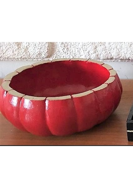 14cm Oval Bal Kabağı Kabak Saksı Silikon Kalıp K-615, Polyester Çimento Taş Tozu Kalıbı fırsatları