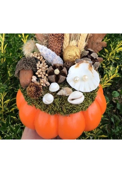 14cm Oval Bal Kabağı Kabak Saksı Silikon Kalıp K-615, Polyester Çimento Taş Tozu Kalıbı indirimleri