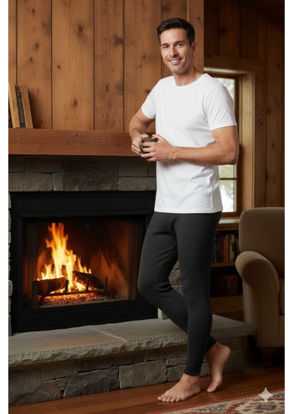 Erkek Kışlık Yünlü Termal Içlik Kalın Triko Örme Düz Renk Sıcak Tutar Rahat Tam Kalıp fırsatları