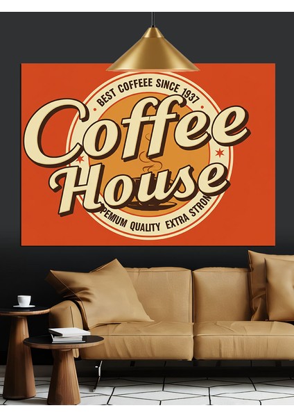 Kahve Evi Dekoratif Kanvas - Mdf Ahşap Tablo fiyatları