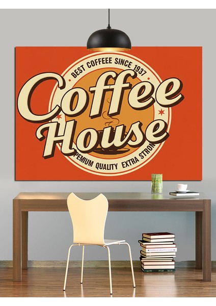 Kahve Evi Dekoratif Kanvas - Mdf Ahşap Tablo indirimleri