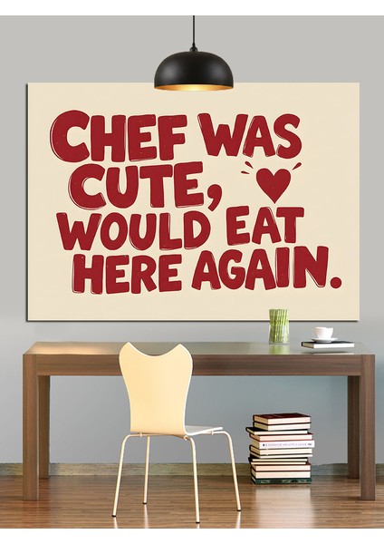 Yemek Sloganı Komik Metin Görseli Dekoratif Kanvas - Mdf Ahşap Tablo fiyatları