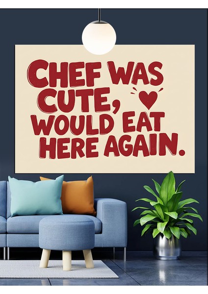 Yemek Sloganı Komik Metin Görseli Dekoratif Kanvas - Mdf Ahşap Tablo modelleri