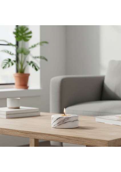 Hemera Mermer Mumluk Lila 3 x 9 cm modelleri